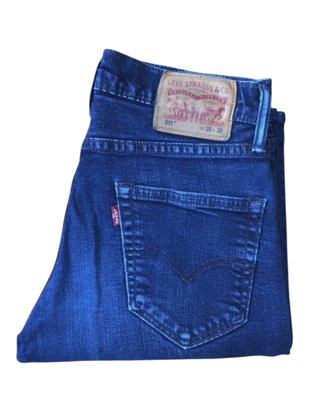 LEVIS 511 slim straight jeans 29 blue denim classic comfortable